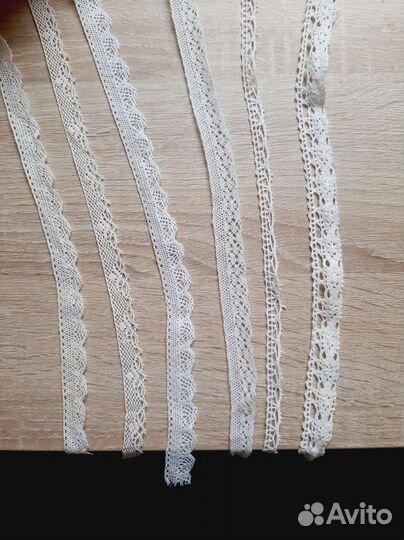 Кружева Латвия, СССР, старинные, хлопок