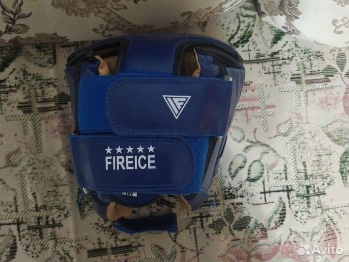 Шлем для бокс синий размер М