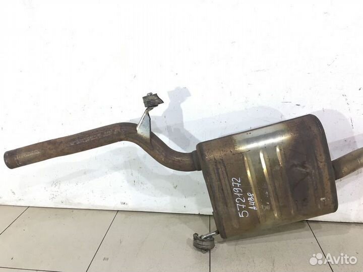 Задняя банка глушителя