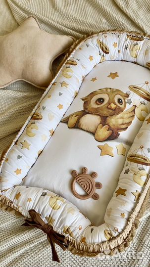 Кокон для новорожденных гнездышко