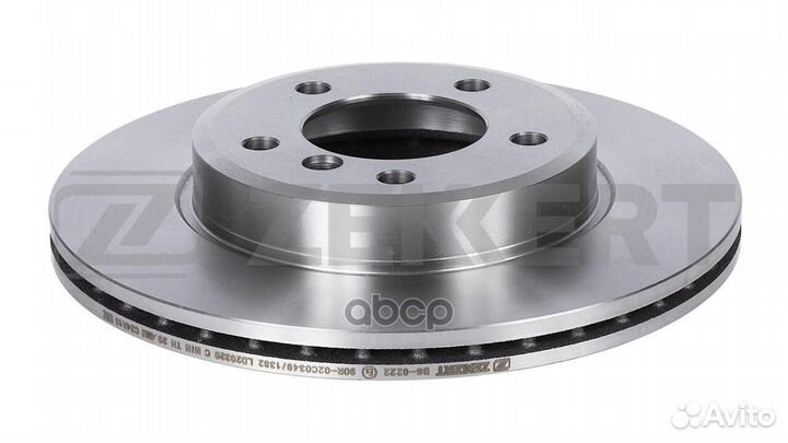 Диск торм. перед. BMW 3 (E46) 98- Z3 (E36) 00- Z4