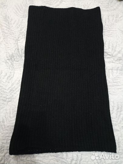 Шарф снуд женский черный