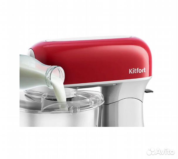 Цельнометаллический планетарный миксер Kitfort KT