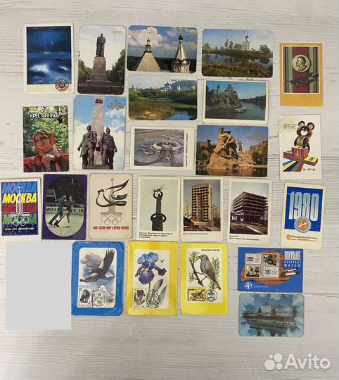 Карманные календарики СССР