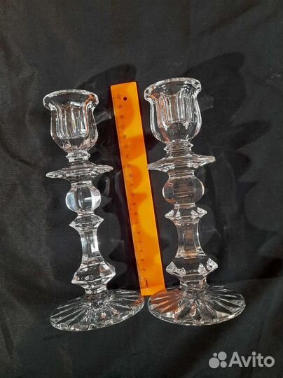 Подсвечники 2 шт. хрустальные СССР