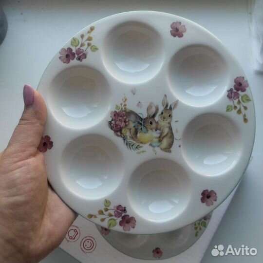 Новая керамическая подставка для яиц Domeo