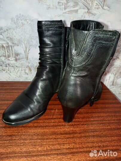 Полусапожки 37 размер натуральная кожа