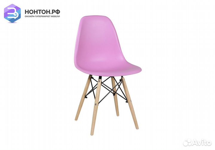 Стул обеденный Eames DSW розовый
