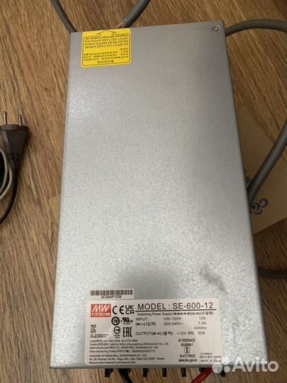Блок питания mean well SE -600-12