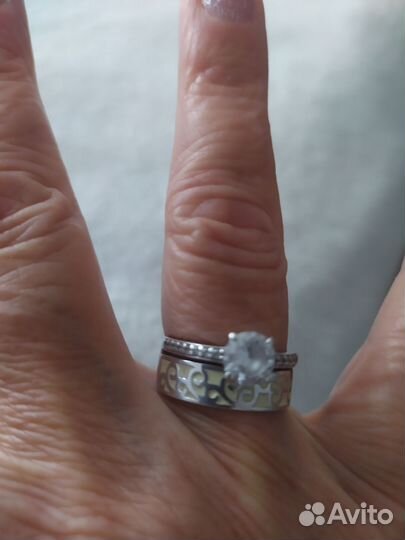 Серебряное кольцо 925 пробы