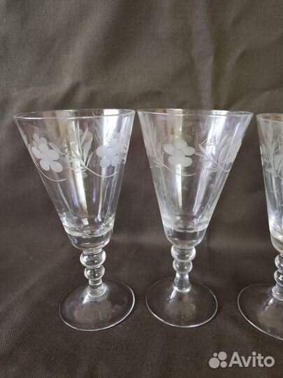 Фужеры «Свадебные» времен СССР