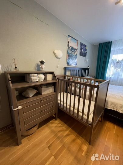 Коватка детская IKEA Sundvik с матрасом