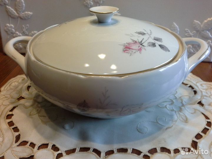 Супница epiag Чехословакия фарфоровая винтажная