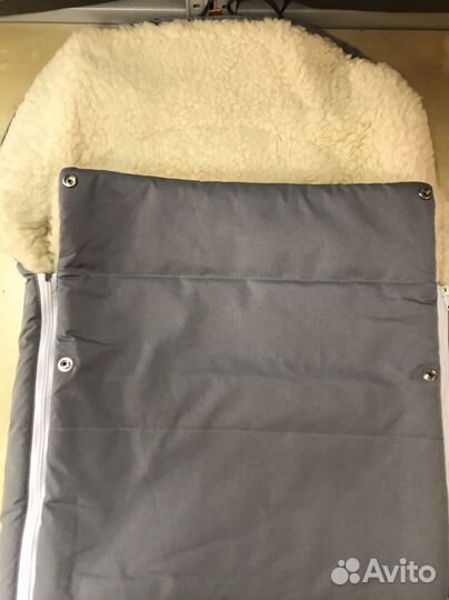 Зимний конверт в коляску новый