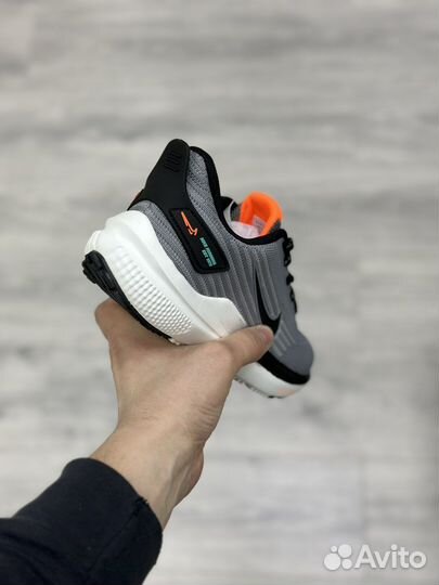 Кроссовки Nike Zoom женские серые оранжевые
