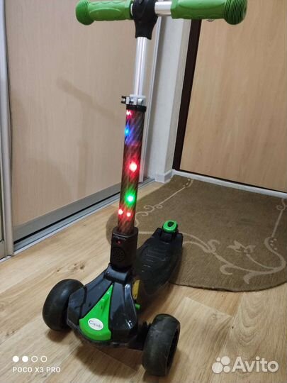 Самокат детский трехколесный бу