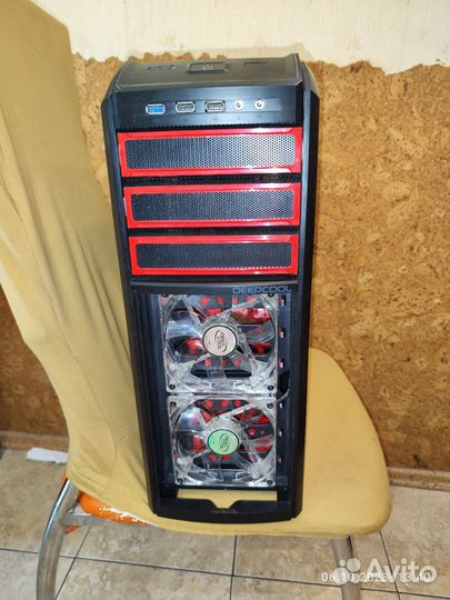 Корпус deepcool kendomen red