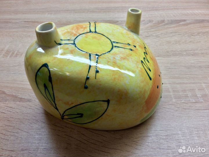 Старинная Ваза - Солнце Ручная работа XX век