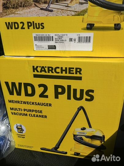 Пылесос Karcher WD 2 Plus