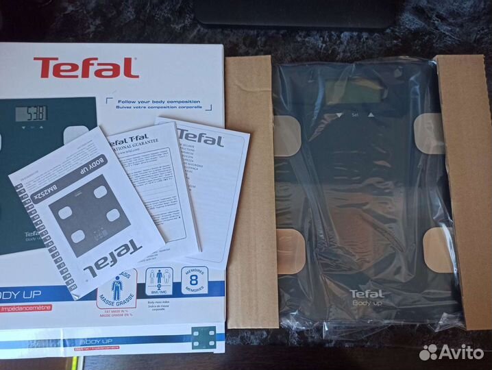 Умные напольные весы Tefal Body Up BM2520V0(новые)