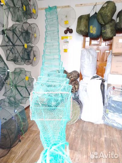 Раколовка усиленная 4метра, яч.15мм,опт,розница