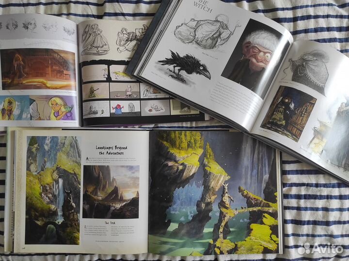 Артбуки по мультфильмам Рапунцель, Храбрая, Дракон