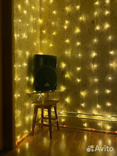 Гирлянда штора 3х3 теплый свет