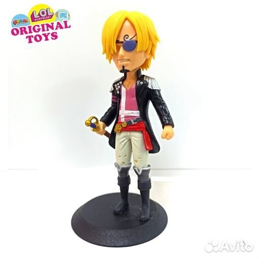 Фигурки по аниме Ван Пис Луффи, Санджи, Ута 15 см