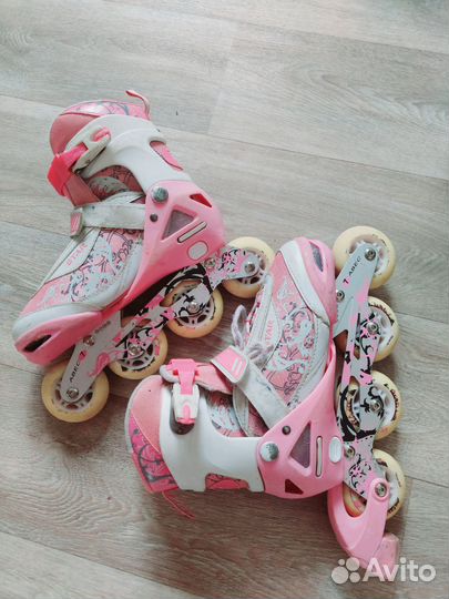 Коньки роликовые раздвижные 35-38 размер