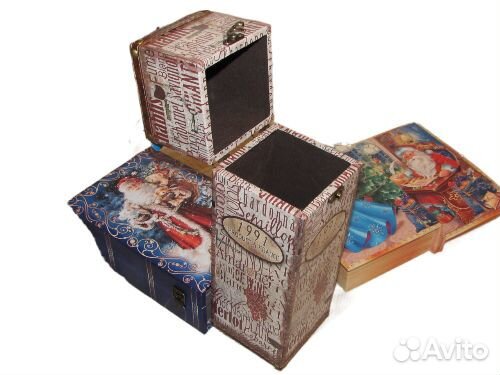 Подарочная упаковка из дерева 