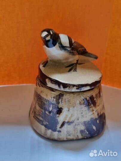 Шкатулка, Гжель. 1993 год