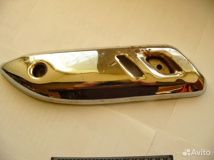 Защитная накладка для мотоцикла, хромированная