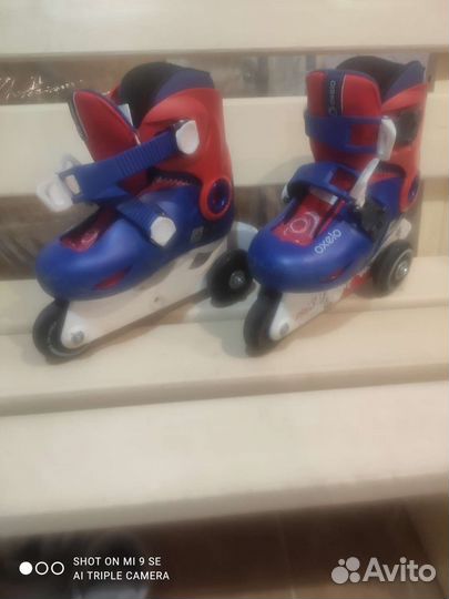 Роликовые коньки детские раздвижные