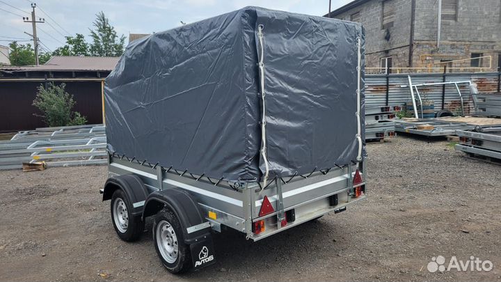 Легковой прицеп AvtoS 2 ост. 2.5/1.5 м тент аэро