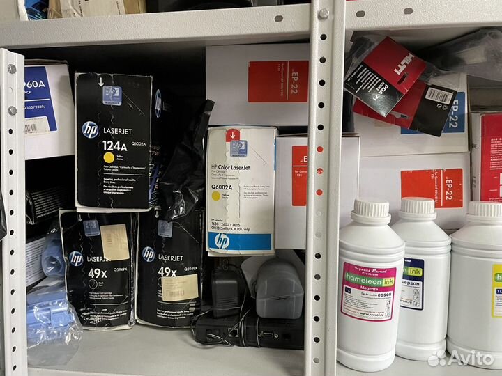 Много картриджей оригинал и совместмые