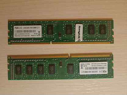 Оперативная память 4gb DDR3 1600 Foxline