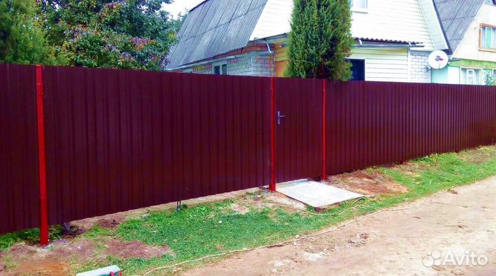 Заборы из профнастила