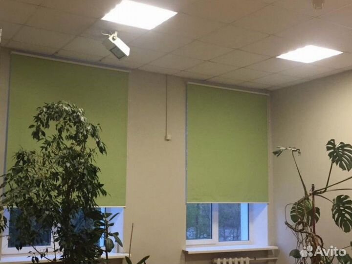 Рулонные шторы с установкой без сверления