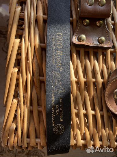 Мужской кожаный ремень