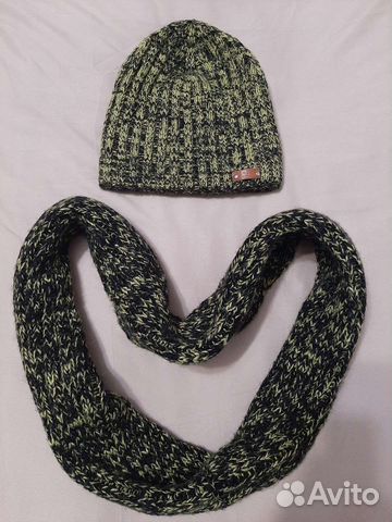 Комплект шапка и снуд женский