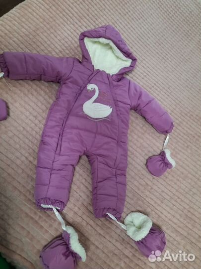 Зимний комбинезон для девочки