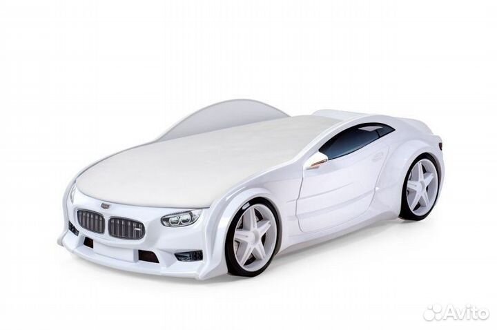 Детская кровать - машина Нео с матрасом