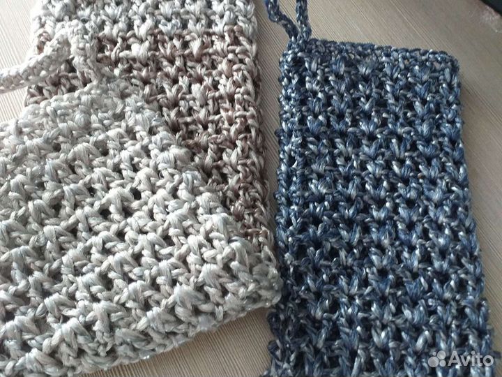 Вязаные мочалки