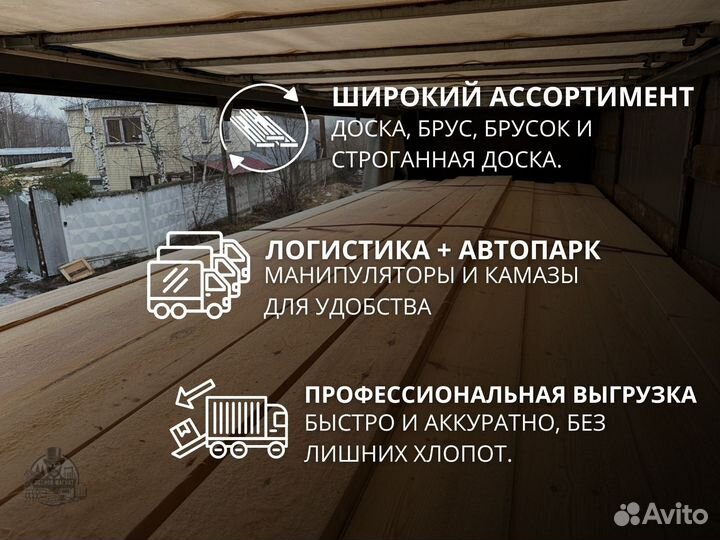 Брус обрезной