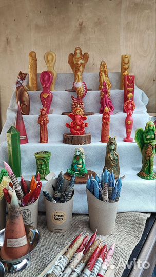 Свеча Фортуна и другие свечи из пчелиного воска