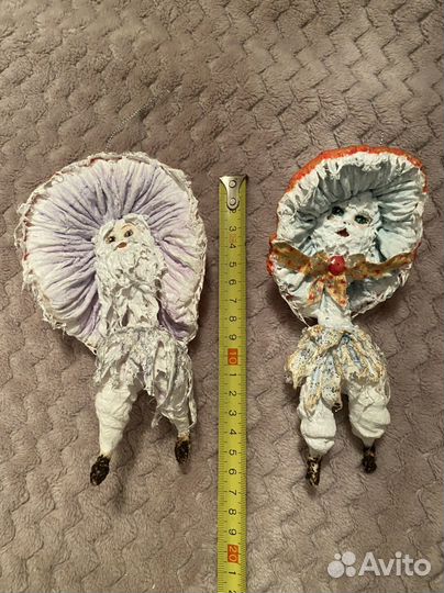 Новые ёлочные ватные игрушки Грибочки