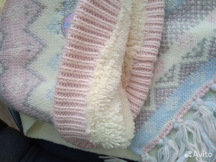 Комплект шапка, шарф