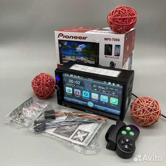 Магнитола 2 din блютуз (новая)