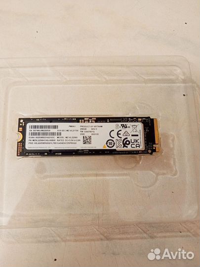 Ssd m2 samsung 256