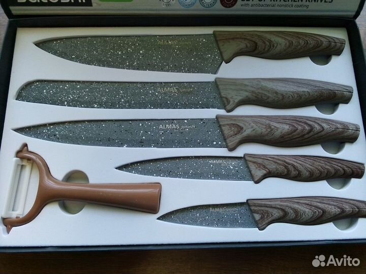 Новый набор кухонных ножей satoshi